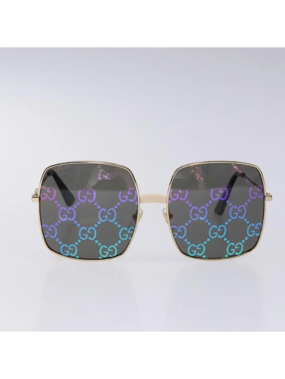 Gucci Gg Sunglasses Plastic Gold Auth #343981G50B
